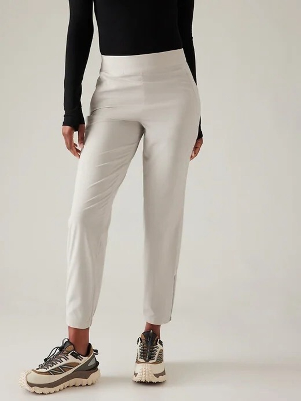 Athleta Brooklyn Heights High Rise Jogger, Abalone Lightweight Pants
